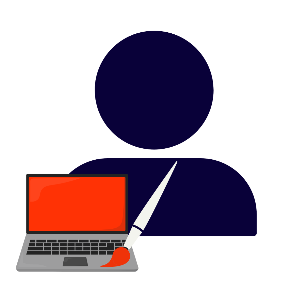 Picto représentant un webdesigner