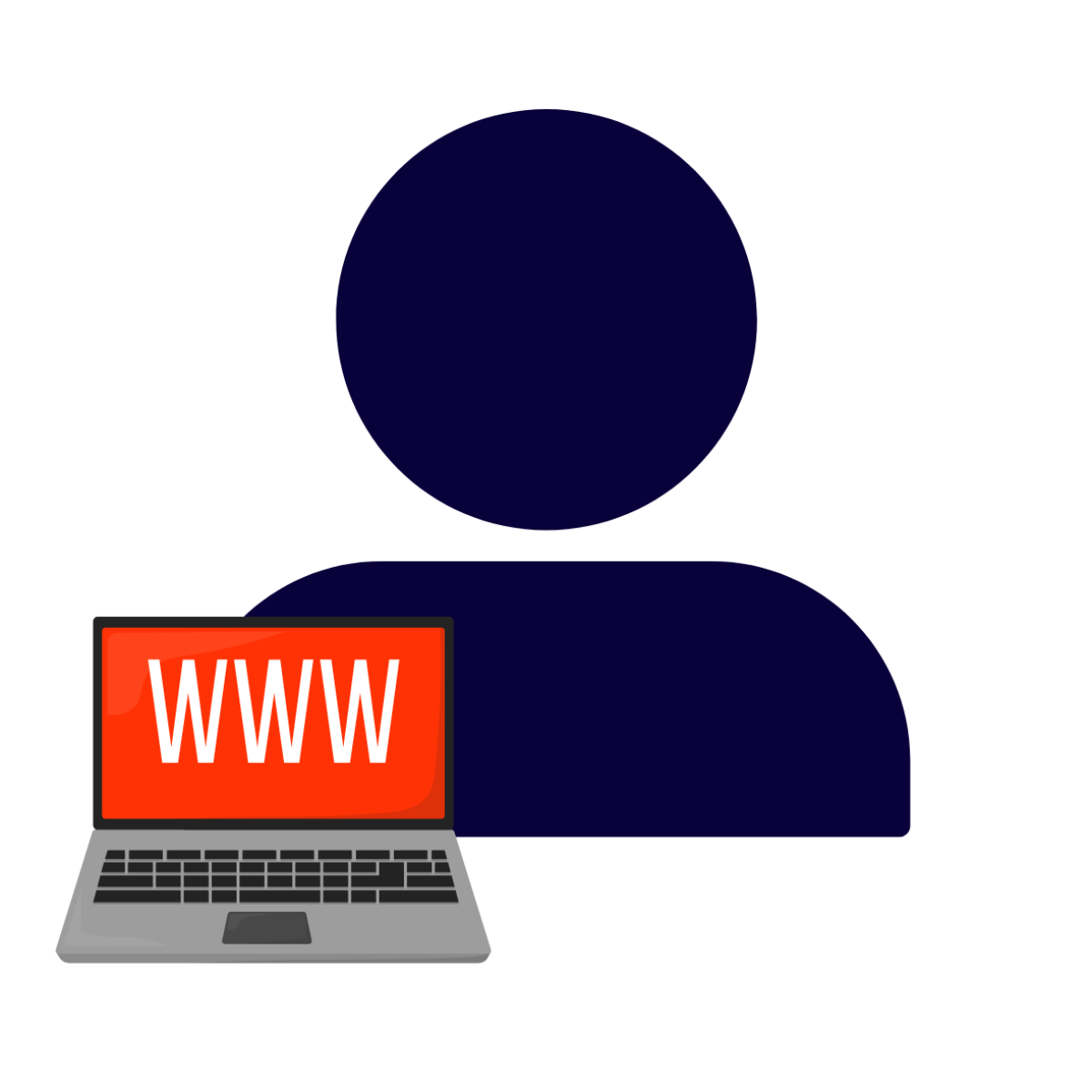 Picto représentant un webdesigner